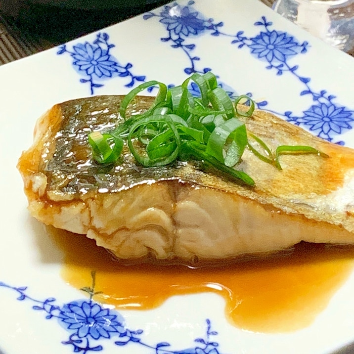 フライパンで、ふんわりしっとり、鰆のポン酢煮